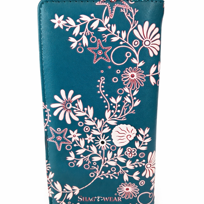 Coraux et sirène - portefeuille femme