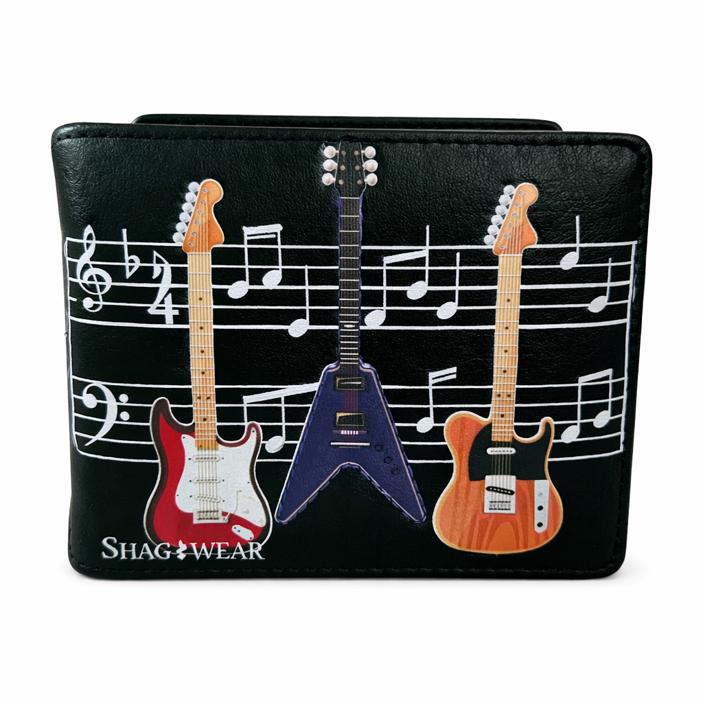 Guitare électrique - portefeuille homme