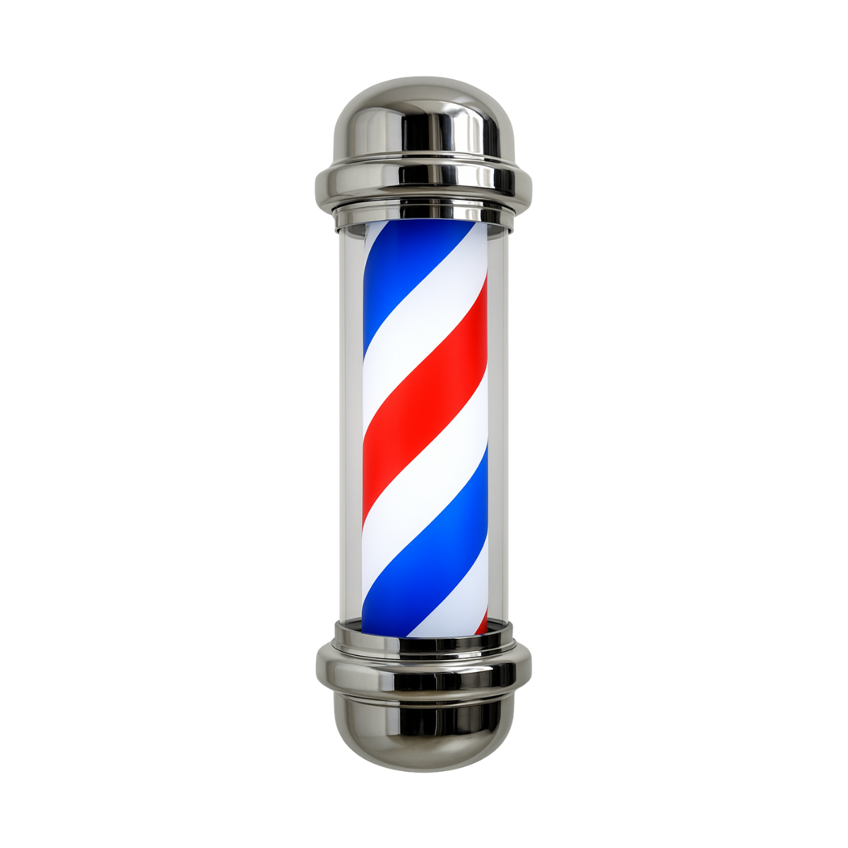 Bleu blanc rouge - Mat de barbier rotatif