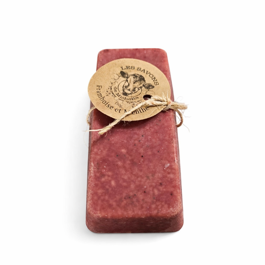 Savon visage et corps 150g - Framboise et menthe