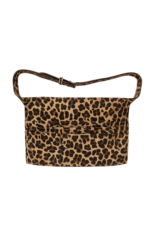 Léopard tablier pochette - Pochette de travail coiffure